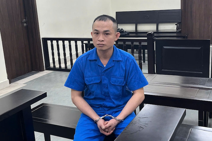 Bị cáo Trương Văn Ngọ tại toà. Ảnh: N.N/Hà Nội mới