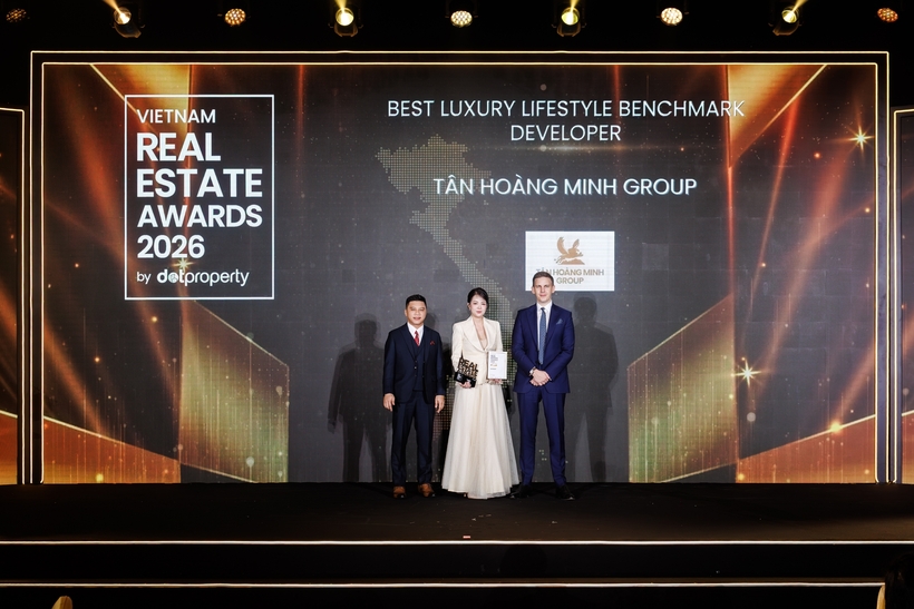 Tân Hoàng Minh Group - Nhà phát triển bất động sản kiến tạo chuẩn mực sống sang tốt nhất Việt Nam 2026. Ảnh Tân Hoàng Minh