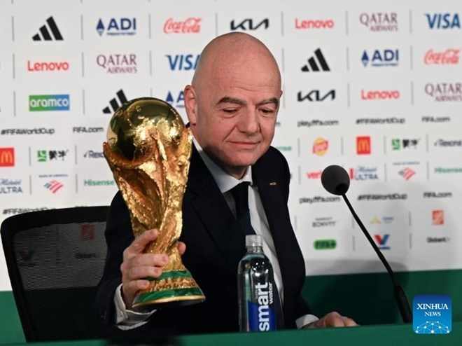 Kế hoạch thương mại hóa World Cup của FIFA bị hủy bỏ. Ảnh: Xinhua