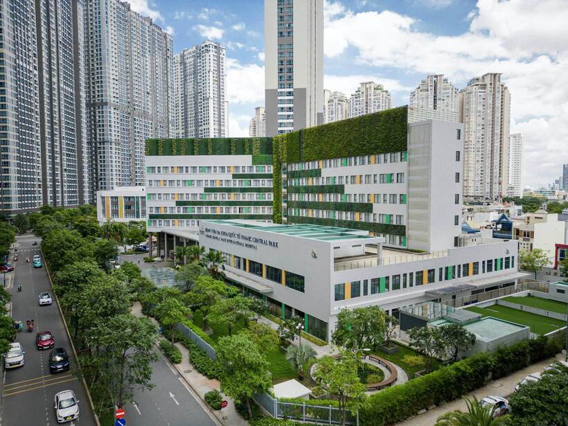 Bệnh viện Đa khoa Vinmec Central Park là địa chỉ thăm khám chuyên khoa Tiêu hóa uy tín tại TP.HCM. Ảnh Vingroup