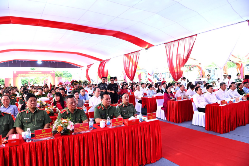 Toàn cảnh buổi Lễ. Ảnh: Bộ Công an.