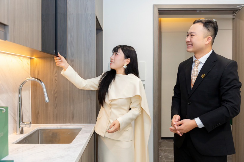 Giá trị của một không gian sống chất lượng được kiểm chứng trong suốt quá trình trải nghiệm. Ảnh Masterise Homes