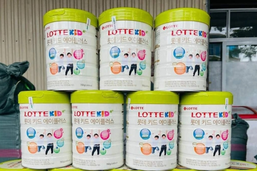 Sản phẩm Lotte Kid A+ (Ảnh: L.T). / Theo báo Dân trí.