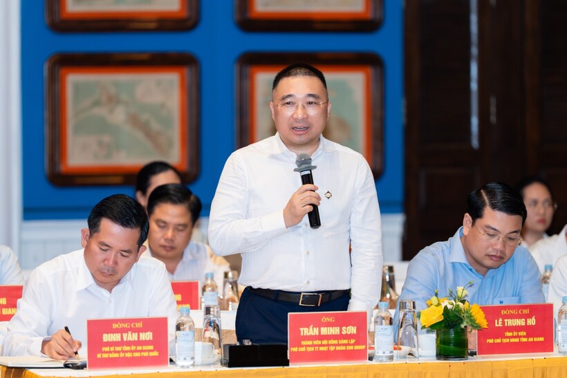 Ông Trần Minh Sơn - Phó Chủ tịch thường trực Tập đoàn Sun Group - khẳng định Tập đoàn sẽ dồn toàn bộ nguồn lực để hoàn thành các dự án đúng tiến độ.
