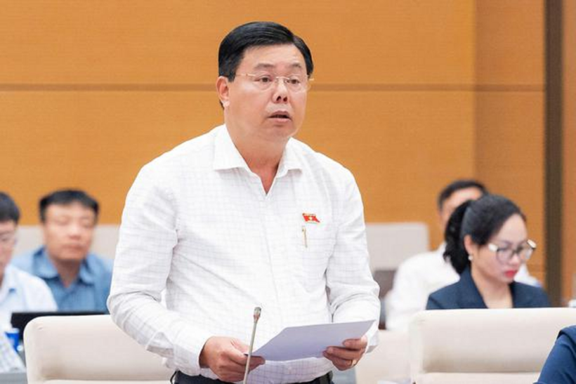 Bộ trưởng Bộ Nội vụ Nguyễn Tiến Hải (Ảnh: Media Quốc hội).
