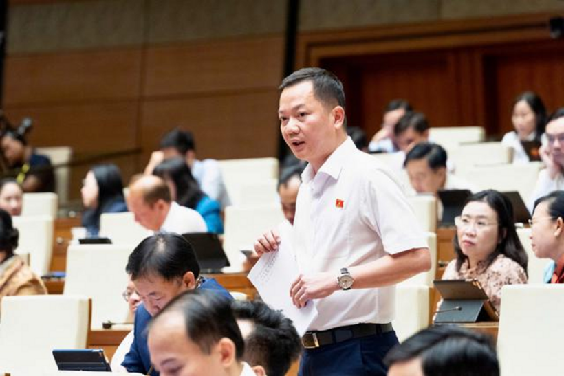 Đại biểu Trịnh Xuân An (Ảnh: Media Quốc hội).