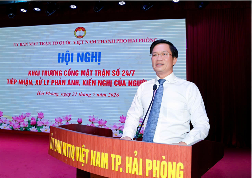 Ông Phạm Văn Lập - Phó Bí thư Thành ủy, Chủ tịch Ủy ban MTTQ Việt Nam Tp.Hải Phòng.