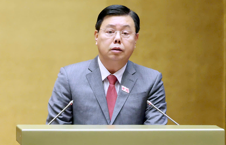Bộ trưởng Bộ Nội vụ Nguyễn Tiến Hải - Ảnh: Quang Phúc/ Theo báo Tuổi trẻ.
