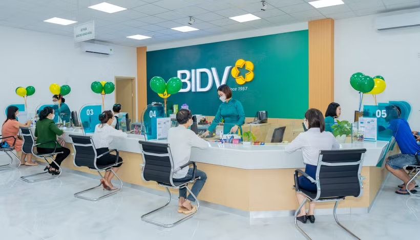 BIDV chốt ngày chia 498 triệu cổ phiếu, tăng vốn điều lệ lên 77.783 tỷ đồng. (Ảnh: Vietnam+)