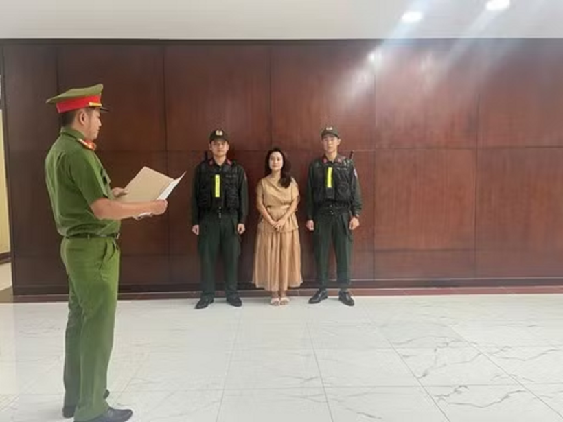 Bị can Nguyễn Thị Hiền./ Theo An ninh Thủ đô.