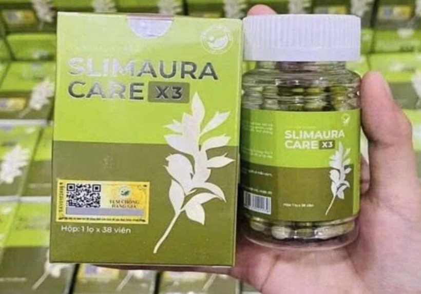 Bộ Y tế đề nghị khẩn trương kiểm tra, xác minh hoạt động kinh doanh, quảng cáo sản phẩm Slimaura Care x3 . Ảnh: Cục An toàn thực phẩm