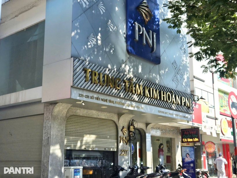 Cửa hàng PNJ tại TPHCM/ Theo báo Dân trí.