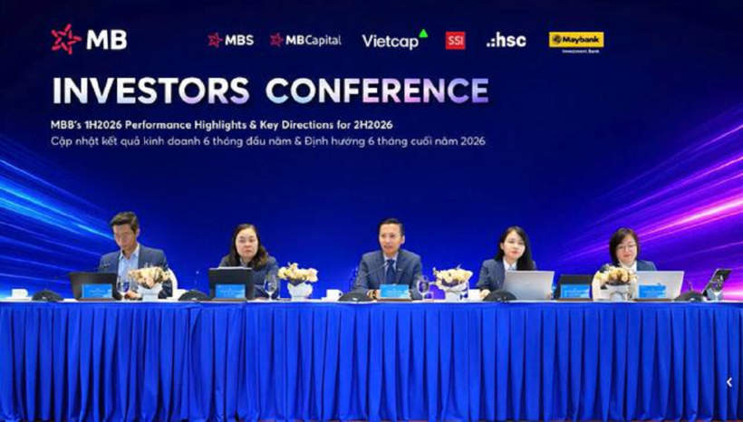 Hội nghị Nhà đầu tư cập nhật kết quả kinh doanh 6 tháng đầu năm 2026 (Ảnh: MB).