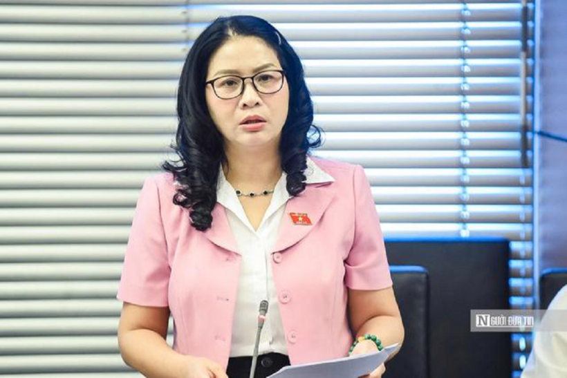 ĐBQH Nguyễn Thị Lan (Ảnh: Hữu Thắng).