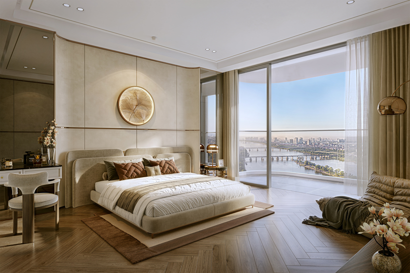 Dòng Signature Residences sở hữu các phòng ngủ đón sáng tự nhiên. Ảnh : Mik group
