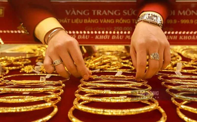 Giá vàng vừa trải qua tuần tăng mạnh. Ảnh: Phan Anh/ Theo Lao động.
