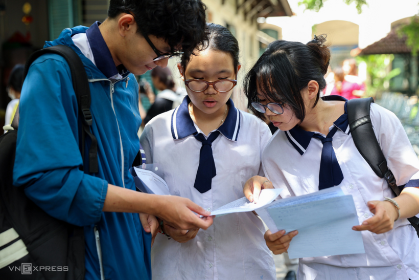 Học sinh thi tốt nghiệp tại TP HCM, tháng 6/2026. Ảnh: Quỳnh Trần