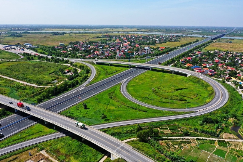 Cao tốc Hà Nội - Hải Phòng. Ảnh VIDIFI