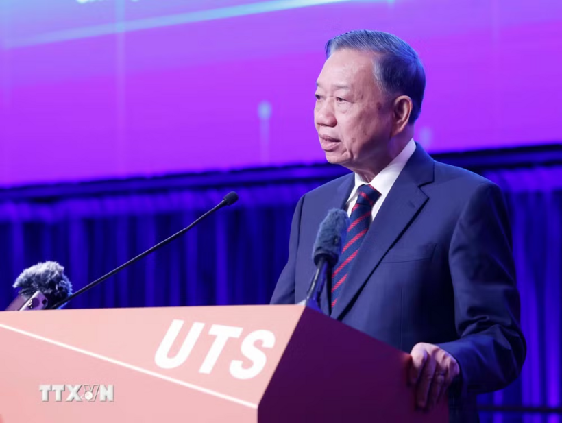 Tổng Bí thư, Chủ tịch nước Tô Lâm đề nghị hai nước, xây dựng và triển khai thực hiện chiến lược kết nối về khoa học, công nghệ và đổi mới sáng tạo với tầm nhìn dài hạn - Ảnh: TTXVN