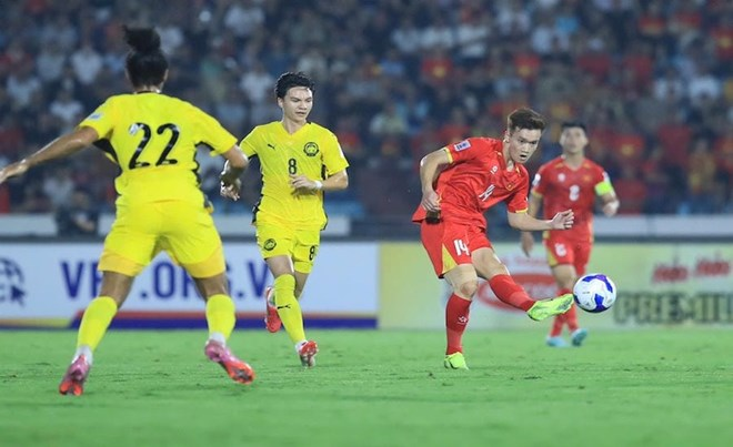 Tuyển Việt Nam gặp Tuyển Malaysia tại bán kết ASEAN Cup 2026. Ảnh: Minh Dân/Lao động