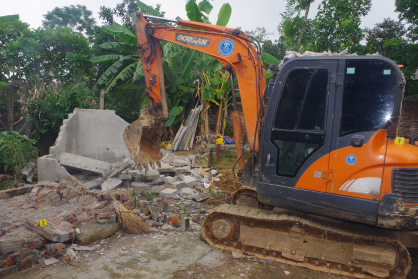 Hiện trường vụ tai nạn. Ảnh: Công an Phú Thọ