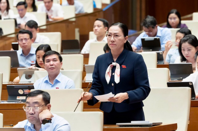 ĐBQH Nguyễn Thị Yến Nhi (Ảnh: Media Quốc hội).