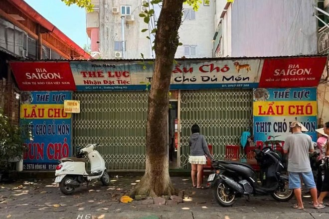 Hiện trường quán ăn - nơi nạn nhân tử vong. Ảnh: UBND phường Lào Cai/Lao Động