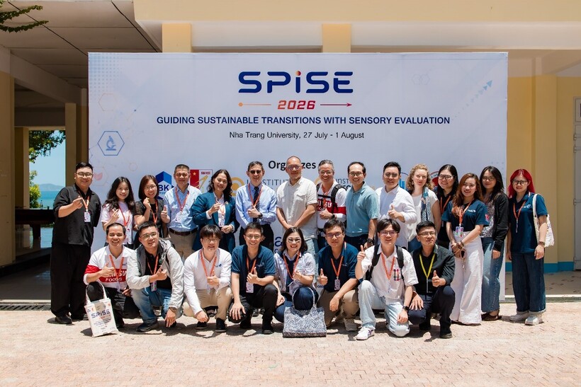 Đội ngũ R&D của Masan Consumer tham gia học hỏi và trao đổi kinh nghiệm tại SPISE 2026. Nguồn ảnh Masan cung cấp