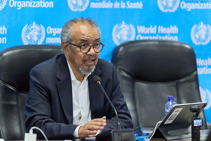 Tổng Giám đốc WHO Tedros Adhanom Ghebreyesus. Ảnh: VCG
