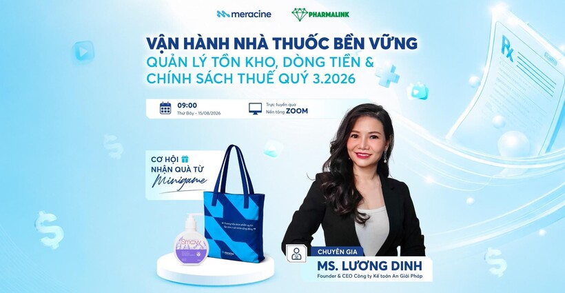 Nhà thuốc được giải đáp cùng chuyên gia Thuê đồng thời có cơ hội nhận quà từ minigame của Ban tổ chức (Ảnh do Meracine cung cấp)