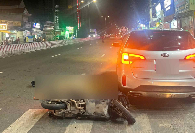 Hiện trường một vụ tai nạn giao thông. Ảnh: Lao động