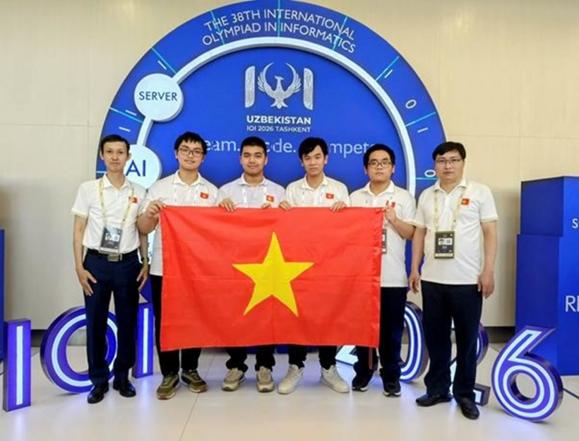 Đội tuyển Việt Nam tham dự Olympic Tin học quốc tế 2026. Ảnh: Moet