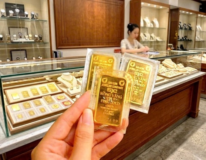 Giá vàng vàng trong nước hôm nay giảm một triệu đồng mỗi lượng. (Ảnh minh họa)./ Theo VTC News.
