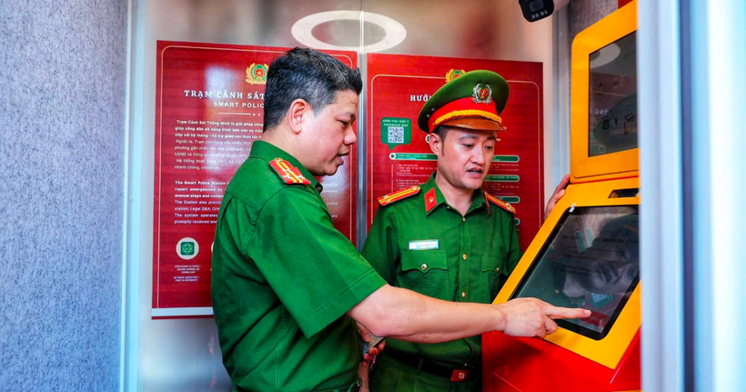 "Trạm Cảnh sát thông minh" cung cấp 5 nhóm chức năng. (Ảnh: C06)