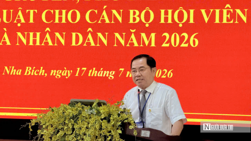 Luật gia Dương Văn Tín, Phó Chủ tịch Hội Luật gia thành phố Đồng Nai.