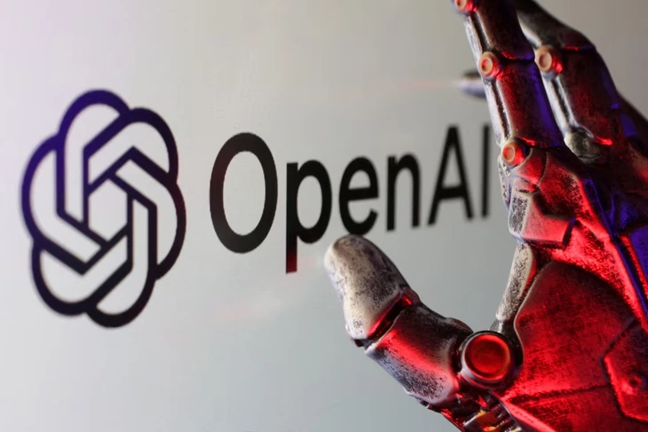 Logo của Công ty OpenAI. Ảnh: Reuters