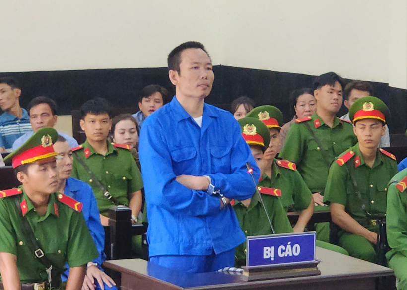 Lư Phước Hải tại tòa. Ảnh: Hoàng Nam/VnExpress