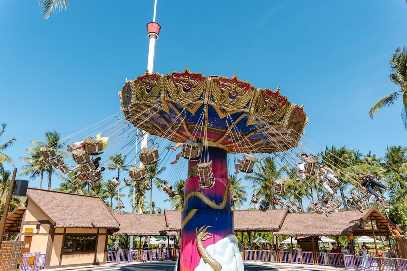 Những trò chơi ngộ nghĩnh, nhẹ nhàng chắc chắn sẽ là điểm dừng chân không thể thiếu của khách nhí Ảnh Sun Group