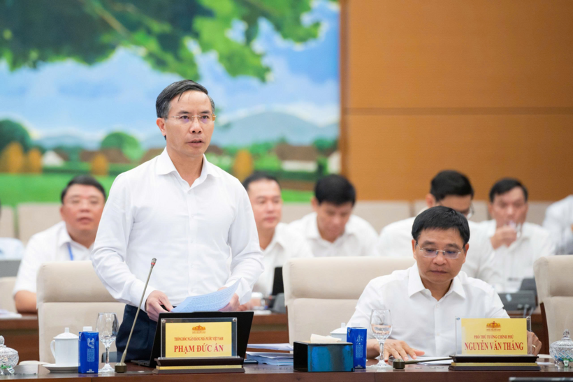 Thống đốc Ngân hàng Nhà nước Phạm Đức Ấn (Ảnh: Media Quốc hội).