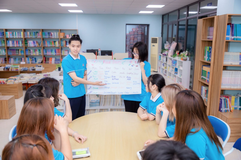 Dự thảo từng bước hình thành môi trường sử dụng tiếng Anh phù hợp với điều kiện thực tế của từng cơ sở giáo dục. Ảnh: MOET