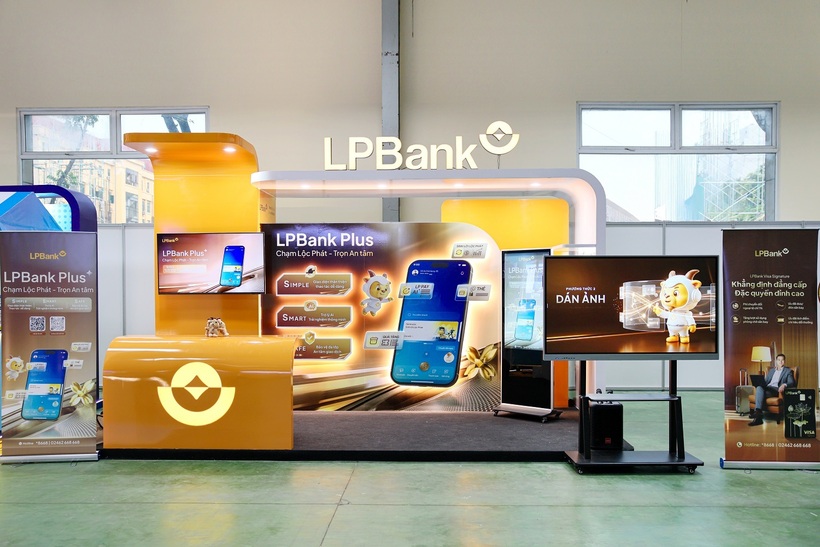 Gian hàng của LPBank tại sự kiện “Chuyển đổi số ngành Ngân hàng năm 2026”. Nguồn ảnh LPBank cung cấp