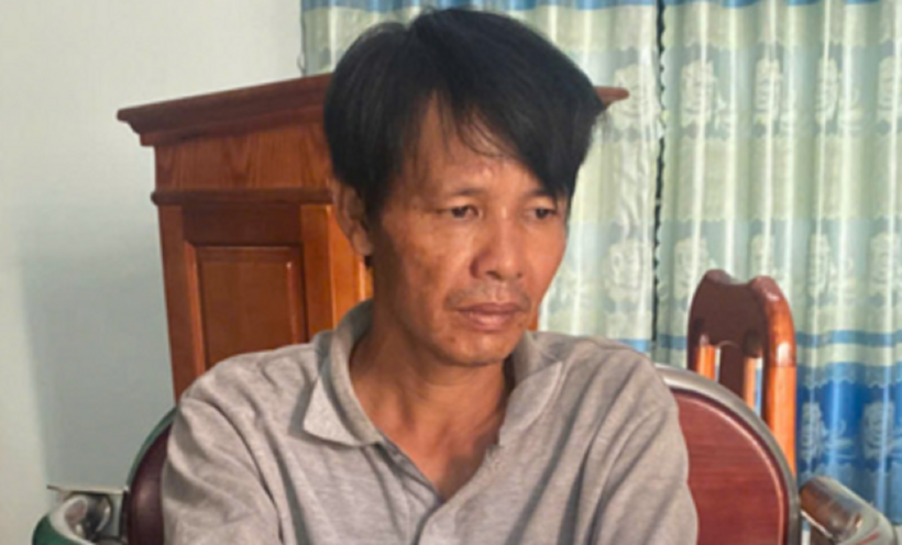 Phạm Văn Dũng bị công an bắt giữ. Ảnh: Công an tỉnh Gia Lai