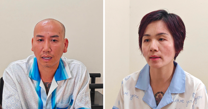 Phú Lê và vợ Lã Thúy Kiều. (Ảnh: CACC)