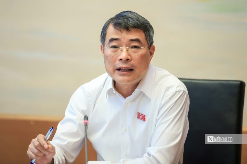 Thủ tướng Chính phủ Lê Minh Hưng phát biểu tại tổ (Ảnh: Hữu Thắng).