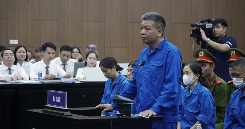 Bị cáo Tống Hải Nam tại phiên tòa. ( Ảnh: Phùng Anh)