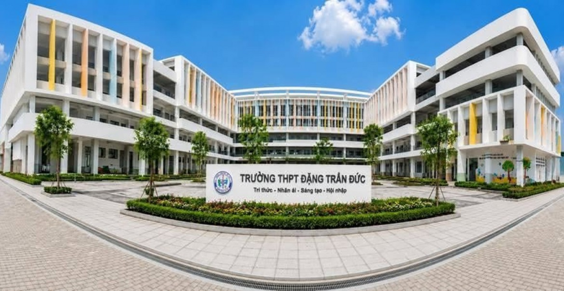 Trường THPT Đặng Trần Đức là một trong 4 trường THPT công lập mới. Ảnh: Báo Xây dựng