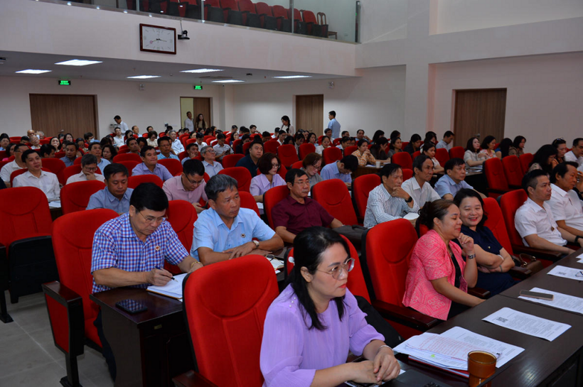 Các đại biểu tham gia hội nghị tập huấn. Ảnh: PV