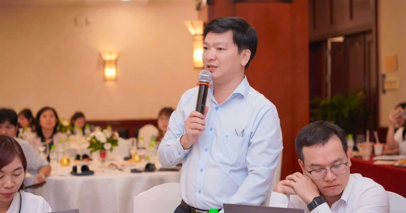 Ông Nguyễn Duy Tịnh, Giám đốc Trung tâm đăng ký giao dịch, tài sản tại TP. Hồ Chí Minh. (Ảnh: Cục Đăng ký giao dịch bảo đảm và Bồi thường Nhà nước)
