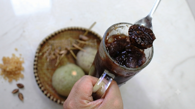 Bên trong lớp vỏ cứng là phần thịt giàu chất xơ, vitamin và nhiều hợp chất có lợi cho cơ thể. Ảnh: Nông thôn mới