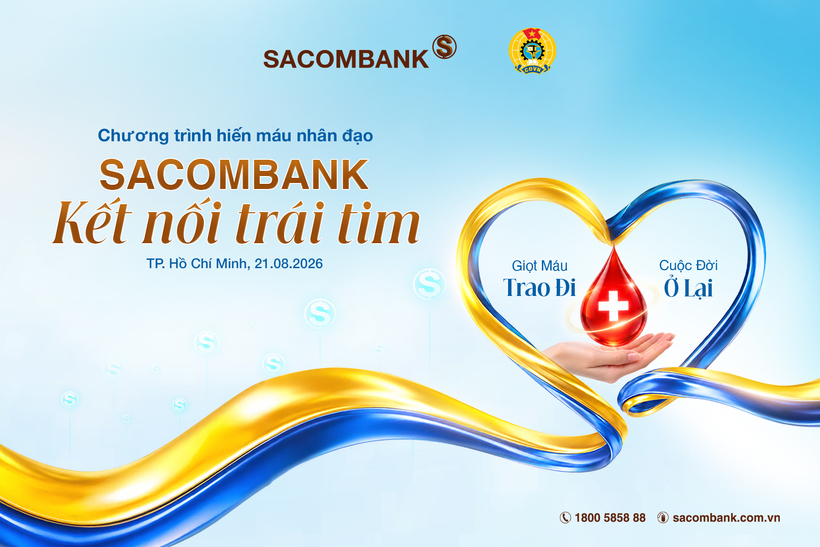 “Kết nối trái tim” và hành trình 14 năm SACOMBANK trao giọt hồng sẻ chia sự sống  - 1